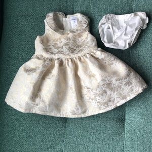 ❌DONATED❌Carter’s Brocade Dress - 3 months